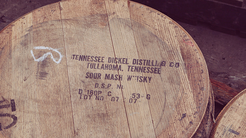 whiskey barrel ready to be turned into a scotch whisky barrel