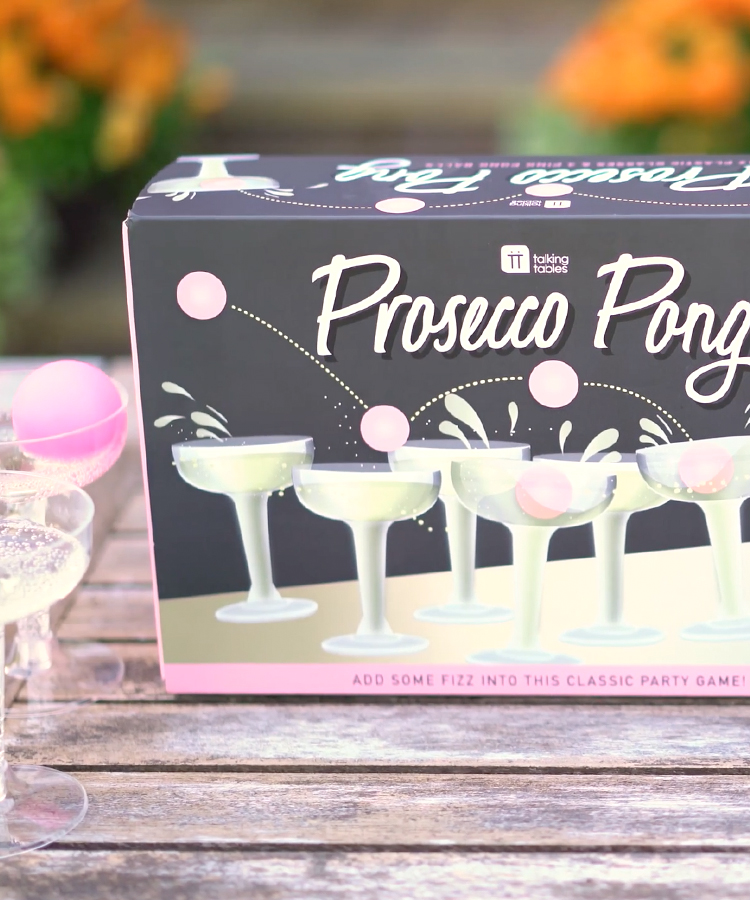 Prosecco Pong Is Officially the Classiest Drinking Game Around