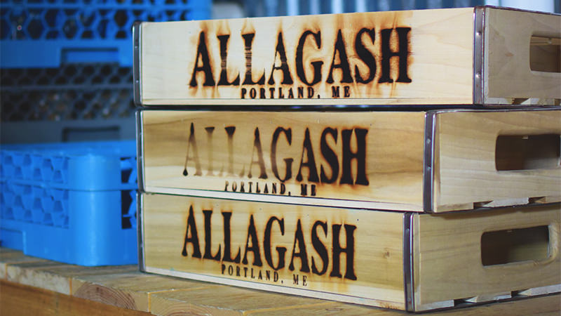 allagash beer boxes