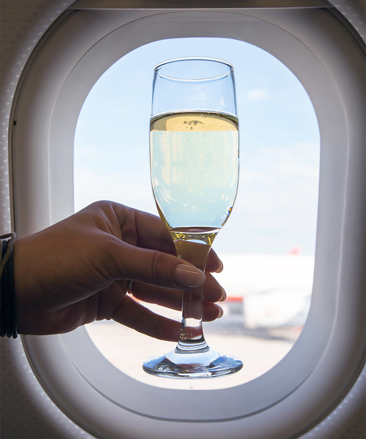 Airline Sued for Serving Sparkling Wine Instead of Champagne
