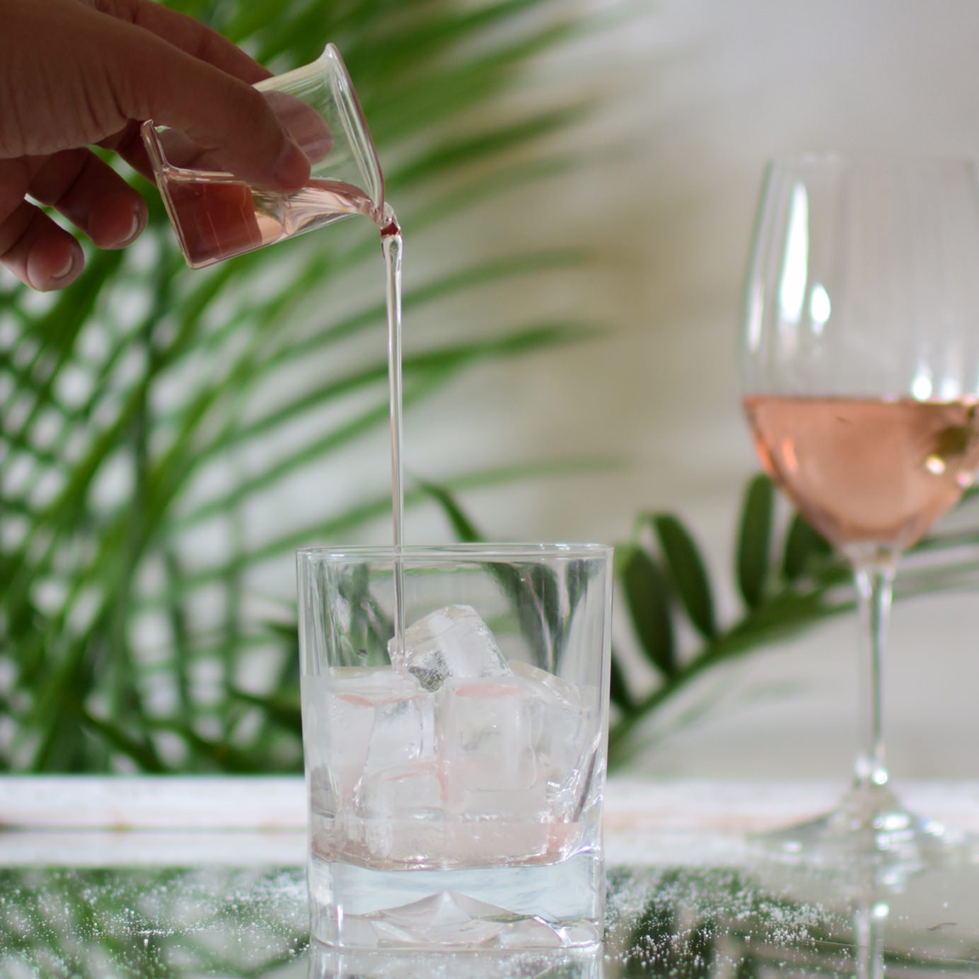 How to Make Rosé Simple Syrup That Makes Cocktails Blush