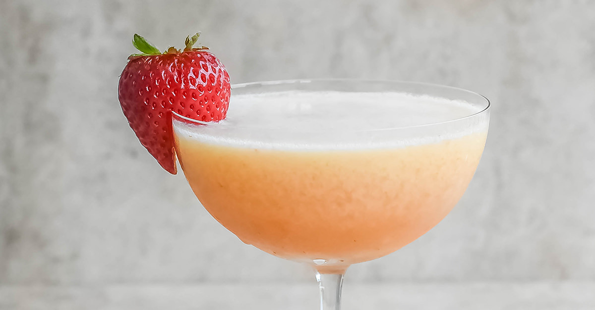 The Port of Havana spins off a classic Daiquiri, incorporating fresh strawberries as well as tart lemon curd for texture and flavor alongside the traditional white rum.
