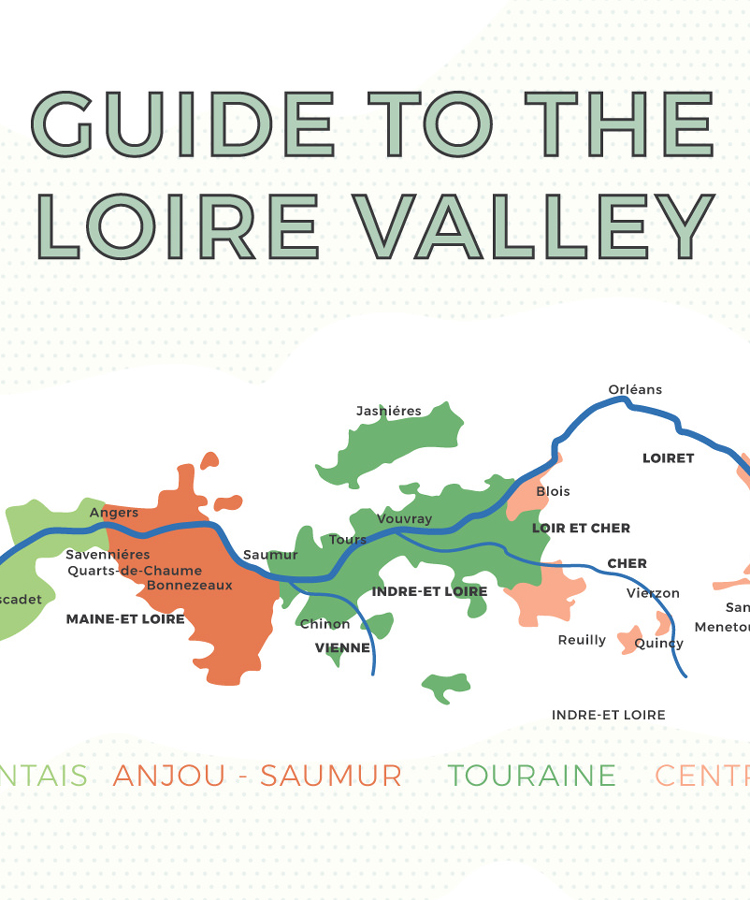 An Introduction to the Regions of the Loire Valley: MAP