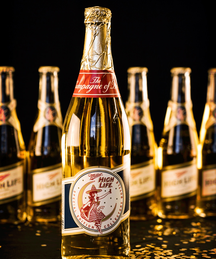 Miller High Life Is Selling Beer In Actual Champagne Bottles