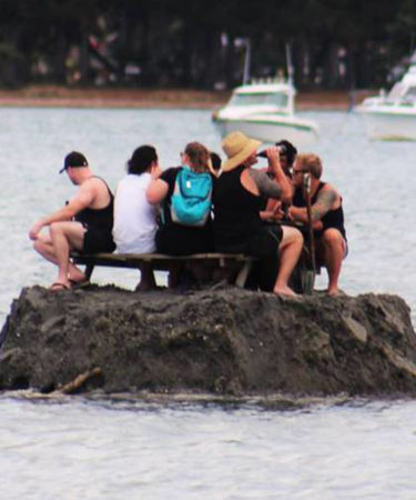 Genius Kiwis Build Their Own Island To Outwit Public Drinking Ban