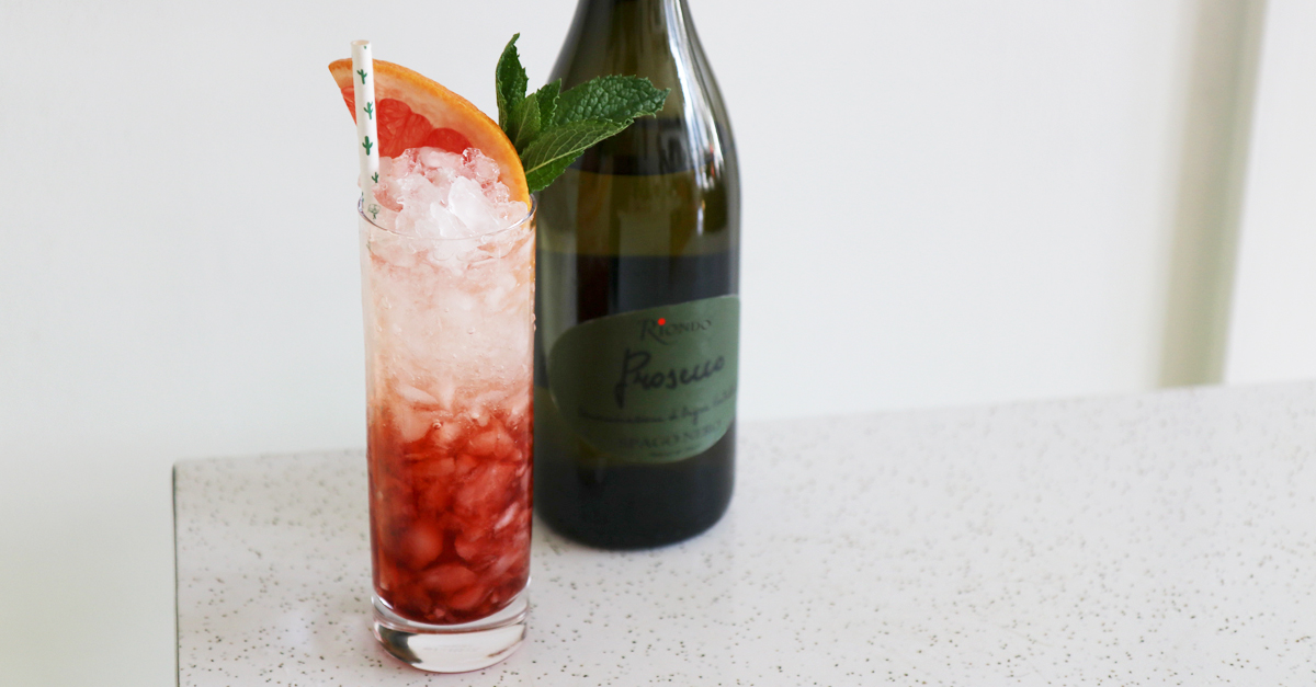 At the end of the day, we may have 99 problems but this delicious Prosecco cocktail ain't one.