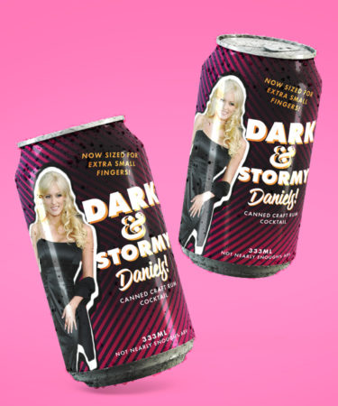 Adult Film Star Introduces Canned Craft Cocktail, Dark & Stormy Daniels™
