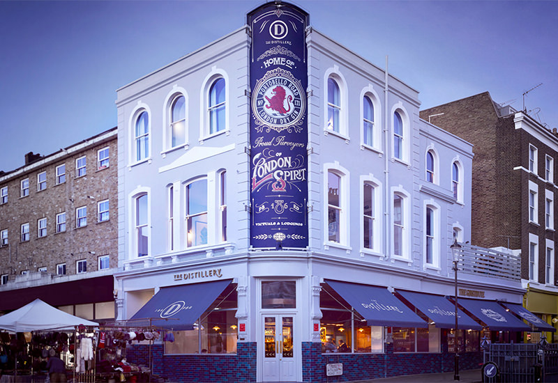 The stylish Distillery hotel on London's Portobello Road