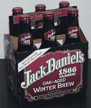 Jack Daniel's beer six-pack