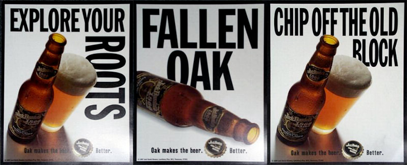 Jack Daniel's beer advertisements