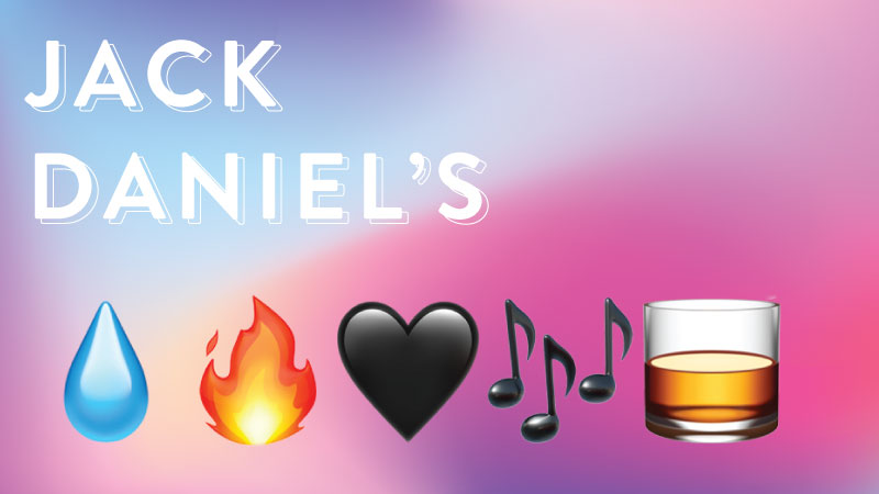 Jack Daniel's in emoji form.