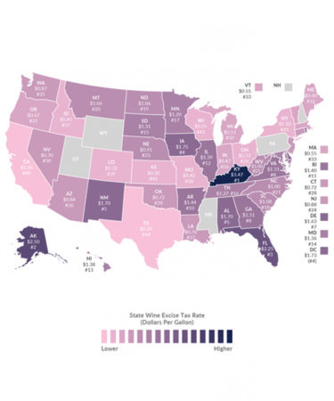 These 3 Maps Show The States That Charge The Most Tax On Beer, Wine, and Spirits