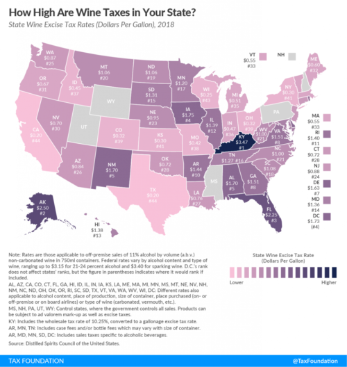 These 3 Maps Show The States That Charge The Most Tax On Beer, Wine ...