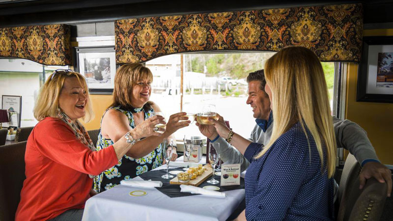 The Great Smoky Mountains Railroad: Uncorked is one of the best wine trains in America