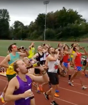 Beer Mile World Record Holder Disqualified for Not Chugging Enough Beer