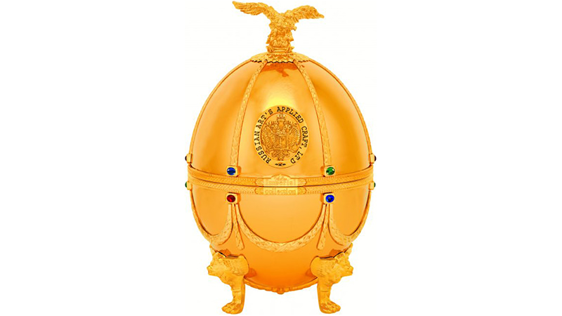 This $1,865 Vodka In a Golden Fabergé Egg Is the Stuff of Your