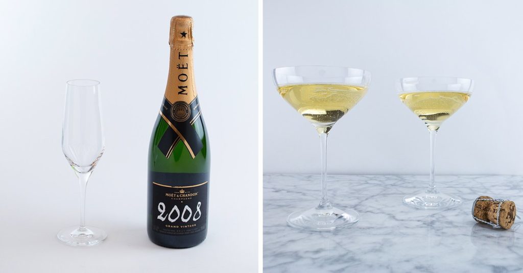 The Differences Between Champagne Flutes and Coupe Glasses VinePair