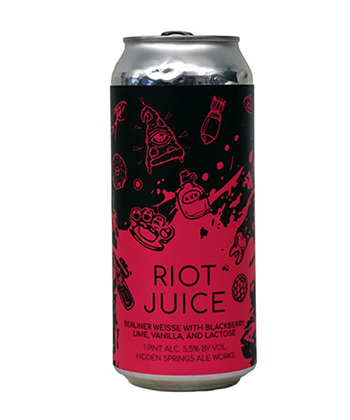 Hidden Springs Ale Works Riot Juice