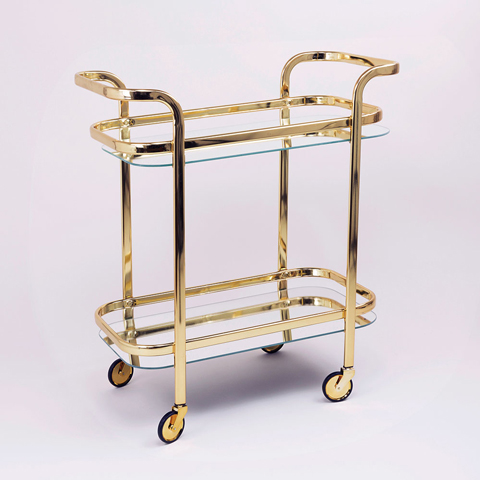 This bar cart is an essential home bar tool you can order online