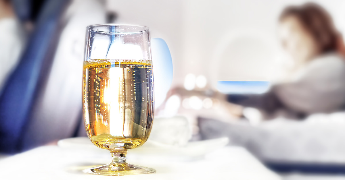 What to Drink on Your Next Flight, According to an Airplane Wine Expert