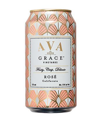 AVA Grace Rosé Companion Wine Co. Riesling is one of the best canned wines for summer 2019.