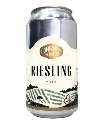 Companion Wine Co. Riesling is one of the best canned wines for summer 2019.