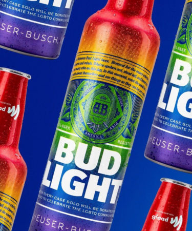 Bud Light Debuts Rainbow-Clad Aluminum Bottles for Pride Month