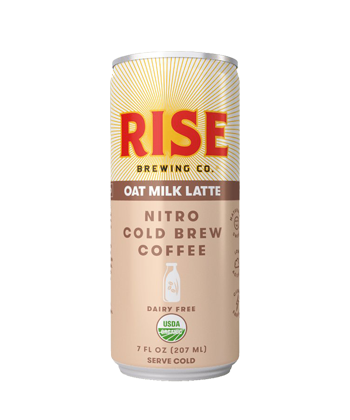 Rise Brewing Co. Nitro Cold Brew Coffee Oat Milk Latte