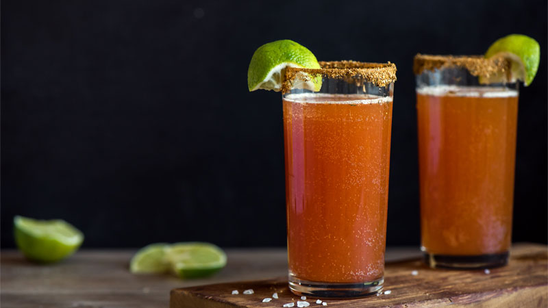 The michelada is not a Bloody Mary and is distinct from a chelada