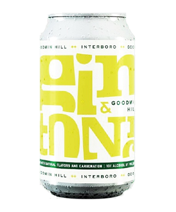 Interboro "Goodwin Hill" is one of the best canned G&Ts for 2019.