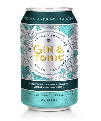 You and Yours is one of the best canned G&Ts for 2019.