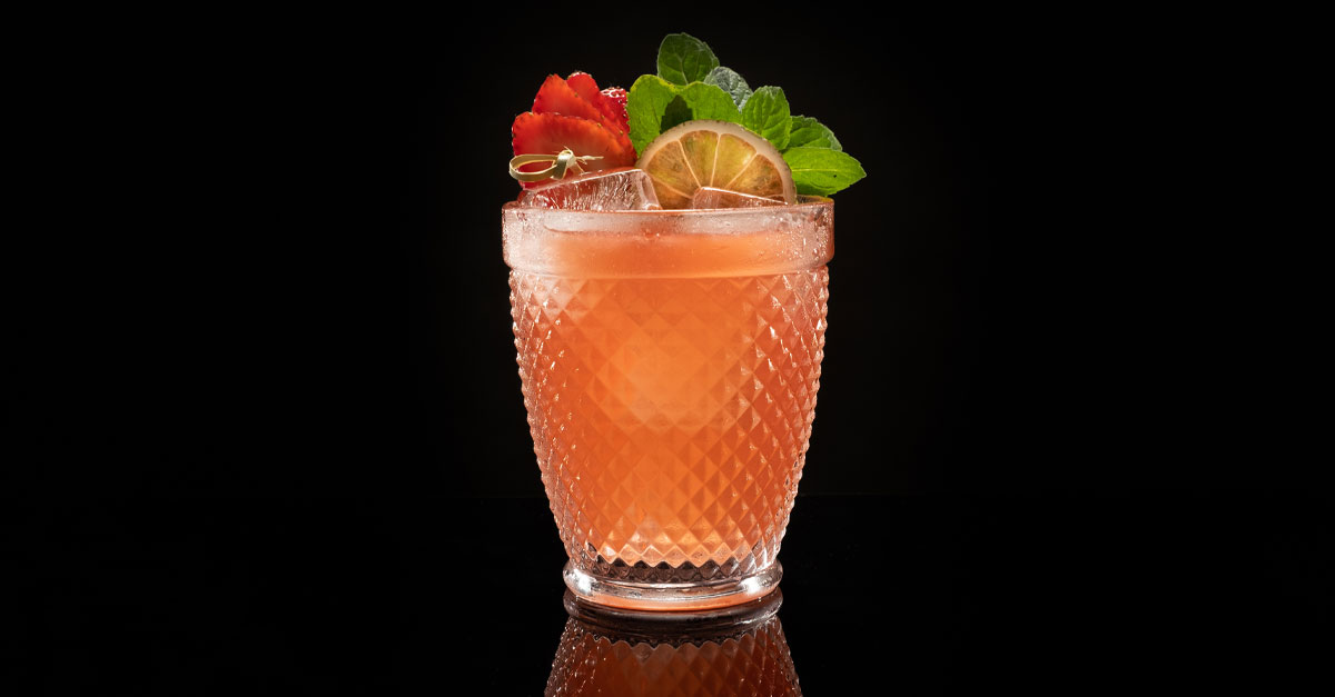 The Strawberry-Rhubarb Mezcal Margarita Recipe