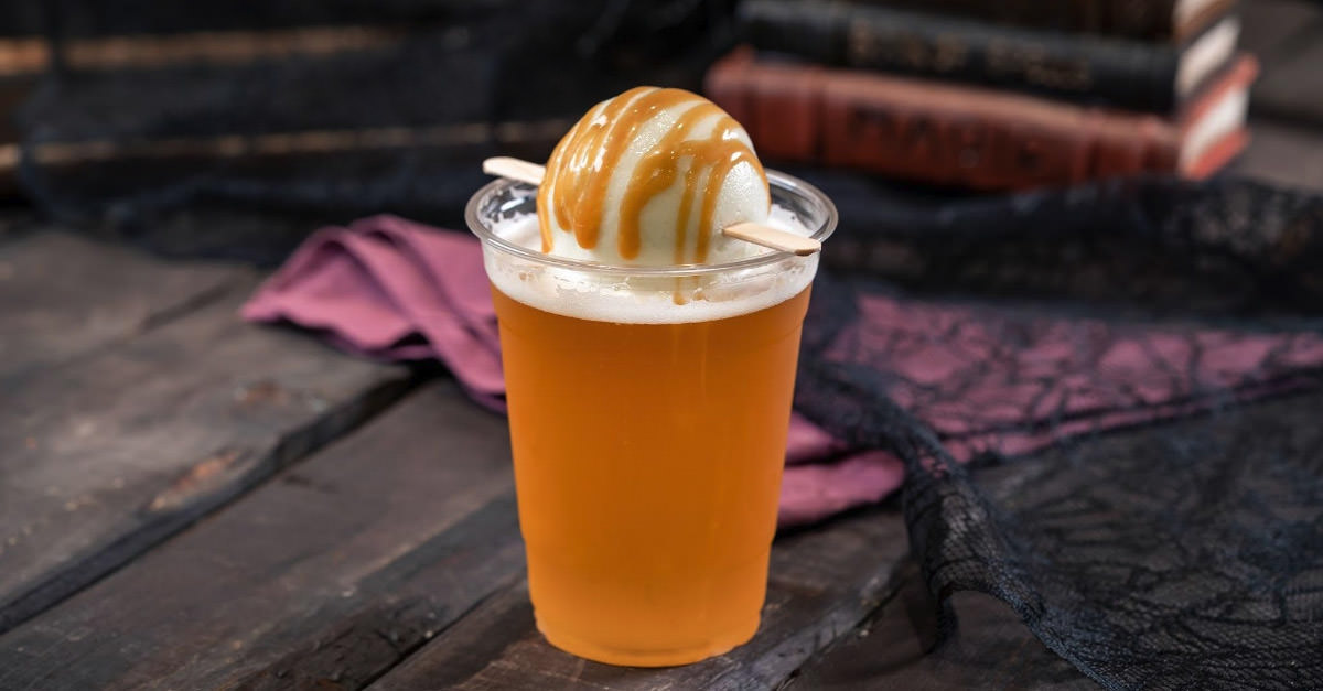 Disneyland Debuts Hard Cider Ice Cream Float to Celebrate Halloween