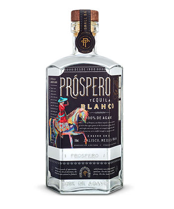 Próspero Tequila Blanco is one of the 10 best celebrity spirits.