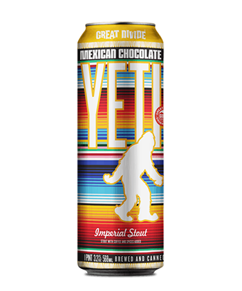 Great Divide Mexican Chocolate Yeti is one of the best pastry stouts