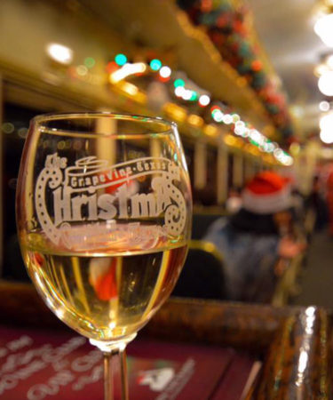 Take a Wine-Fueled Train From the Christmas Capital of Texas