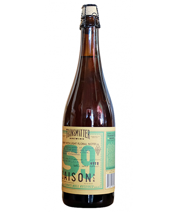 Transmitter S9 Noble Saison is one of the 50 best beers of 2019