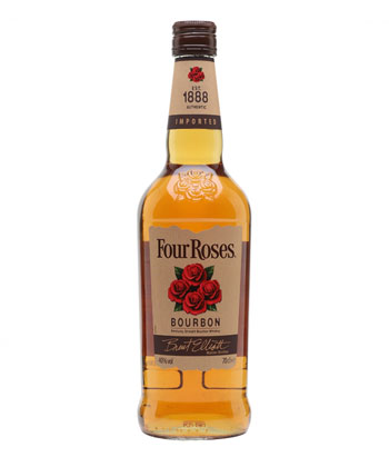 Four Roses Kentucky Straight Bourbon is one of the best cheap whiskeys you can buy.