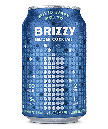 Brizzy Mixed Berry Mojito is one of the 30 best hard seltzers you can buy right now.