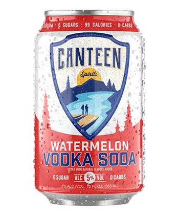 Canteen Spirits Watermelon Vodka Soda is one of the 30 best hard seltzers you can buy right now.