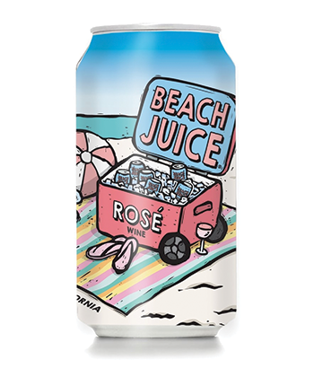 Beach Juice Rosé is one of the best canned wines for Summer 2020