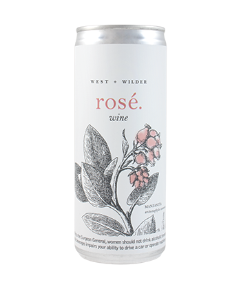  West + Wilder Rosé is one of the best canned wines for Summer 2020