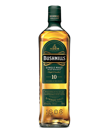  Bushmills Single Malt 10 Years is one of the 12 Best Irish Whiskey Brands of 2020
