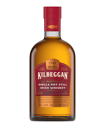 Kilbeggan Single Pot Still is one of the 12 Best Irish Whiskey Brands of 2020