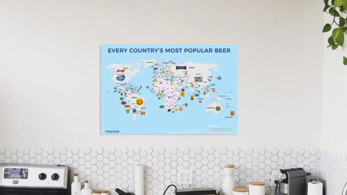 This Poster Shows Every Country’s Favorite Beer