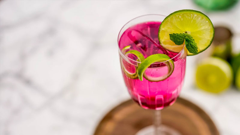 The Prickly Pear Spritz is a great Aperol Spritz variation