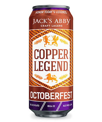 Jack's Abby Copper Legend es una de las mejores cervezas del Oktoberfest de 2020