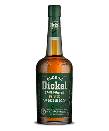 George Dickel is one of the 20 Best Rye Whiskey Brands of 2020