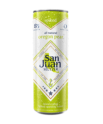 San Juan Seltzer Pear is one of the best hard seltzers for fall 2020