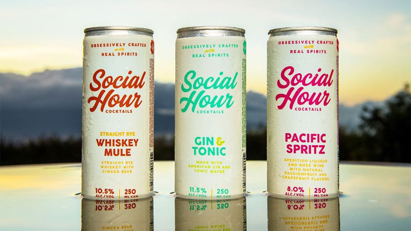 Social Hour Cocktails RTD Canned Cocktail Brand